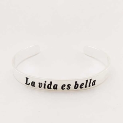 Pulsera Esclava | Frase