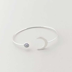 Pulsera Esclava Luna | Media Perla