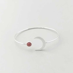 Pulsera Esclava Luna | Media Perla