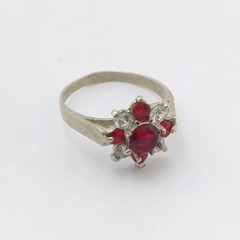 Anillo Flor | Piedras 4P