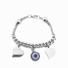 Pulsera Combinada | Dije Corazón