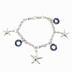 Pulsera Dijes | Argollitas Estrella de Mar 001