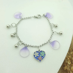 AQ PULSERA 0136 | ESMALTA FLORI B