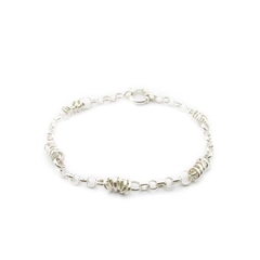 Pulsera Rolo | Alternada 7x4