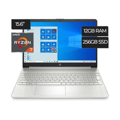 Notebook HP Ryzen 7 5700u Tactil 256gb SSD 12GB RAM 15-EF2081MS