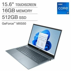 Hp I7 13va 16gb Ssd512 Nvidia Mx550 15,6 Touch Ips - Distrito Electronico
