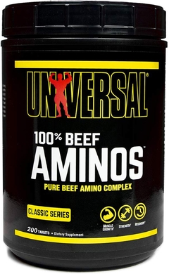 100 % Beef Aminos 200 Tabletas - Universal