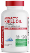 Antartic Krill Oil 2000mg x 120caps - Bronson Laboratories