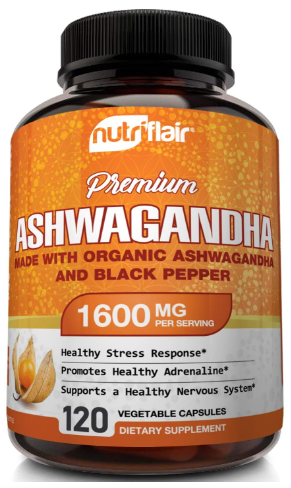 Ashwagandha Premium 1600mg (120 caps) - Nutri Flair