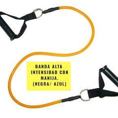 Banda Alta Intensidad con Manillar (Negra o Azul) - MM Fitness