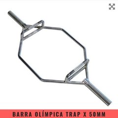 BARRA OLIMPICA CROMADA TRAP x 50 mm - MM Fitness