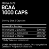 BCAA 1000 Mega Size (400 capsulas) - Optimum Nutrition - comprar online