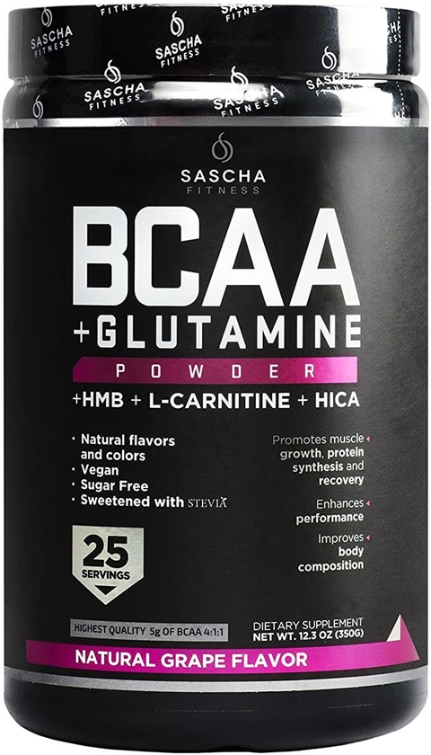 Bcaa + Glutamine x 25 Serv - Sascha Fitness