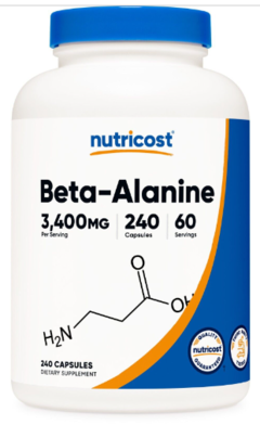 Beta Alanine 3400 mg (240 caps) - Nutricost