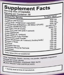 Candida Detox Flora Balance prebiotic + probiotic (100caps) - Vitamisan - comprar online