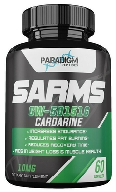 Cardarine GW501516 (10mg x 60caps) - Paradigm Peptides