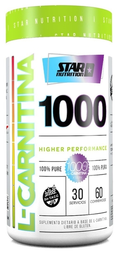 Carnitina 1000 (60 Comp) - Star Nutrition