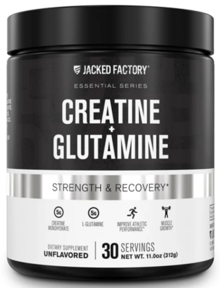 Creatine glutamine (30 Servicios / 312 gr) - Unflavored - Jacked Factory