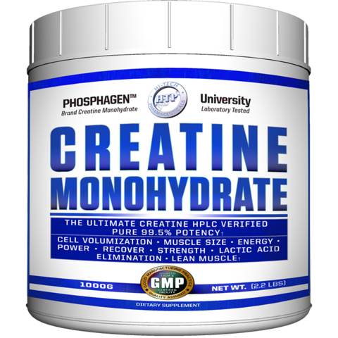 Creatine Monohydrate 1 kg, 200 servicios - Hi Tech