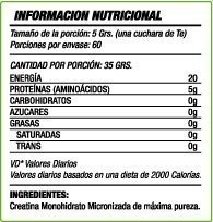 Creatina Monohidrato (300 Gr) - Star Nutrition - comprar online