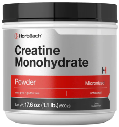 Creatine Monohydrate Powder (500 g) - Horbaach