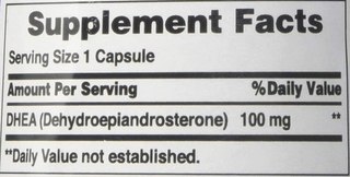 Dhea 100mg - 60 capsulas - Puritans Pride - comprar online