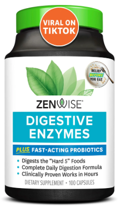 Digestive Enzymes + Probiotics (100 caps) - Zenwise