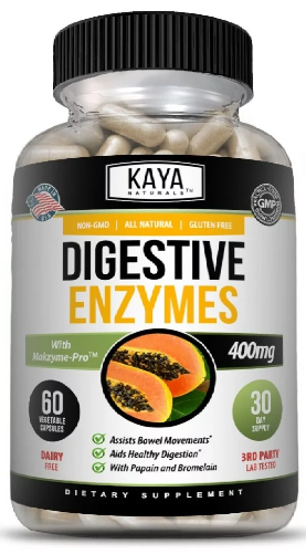Digestive Enzymes with Makzyme pro (60 caps) - KAYA Naturals