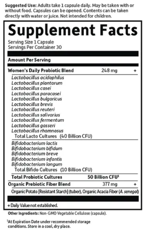 Dr Formulated Probiotics Daily Care 25 billion CFU (30 caps) - Garder of life - comprar online