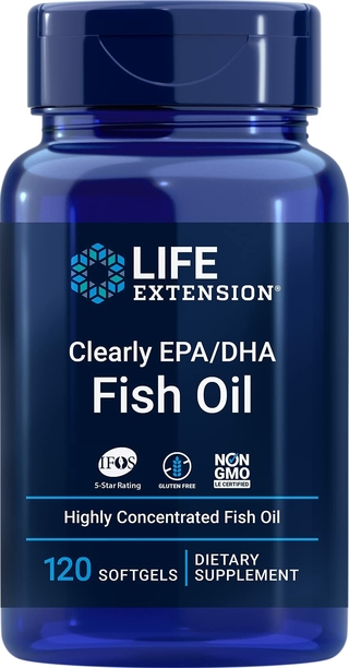 Fish oil Clearly EPA/DHA (120 softgels) - Life Extension
