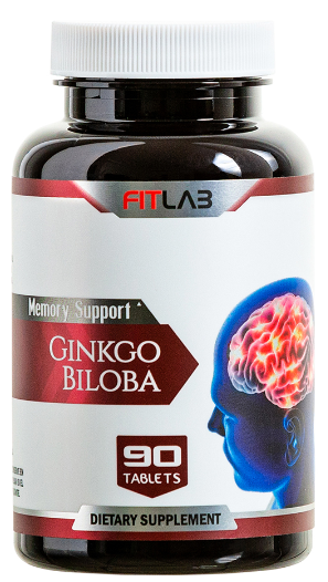 Ginkgo Biloba Memory Support (40mg x 90 tabs) - FitLab