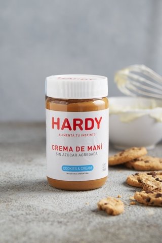 Hardy crema de maní sabor coockies x 380 G