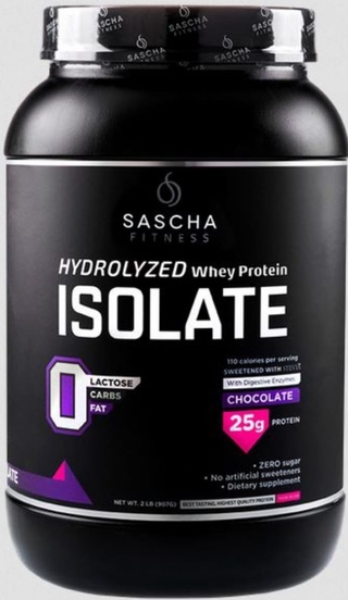 Hydrolyzed Whey Protein Isolate 2 Lbs - Sascha Fitness