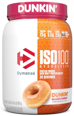 ISO 100 Whey Protein Isolate Dunkin Donuts (1,6 LBS) - Dymatize