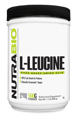 L LEUCINE PURE GRADE AMINO ACID ( 500 Gr. / 166 serv. )- Nutra Bio Labs