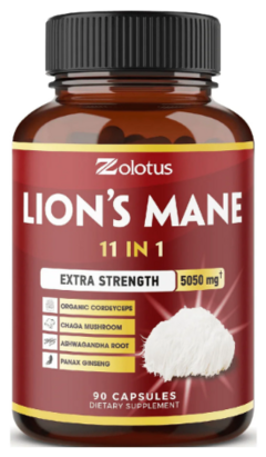 Lions Mane 11 in 1 5050mg x 90caps - Zolotus