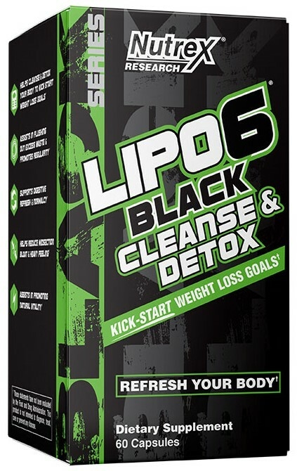 Lipo 6 Black Cleanse & Detox (60 caps) - Nutrex