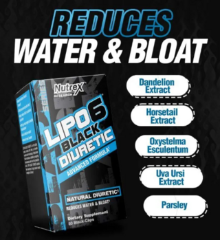 Lipo 6 Black Diuretic (80 caps) - Nutrex - MMSuplementos