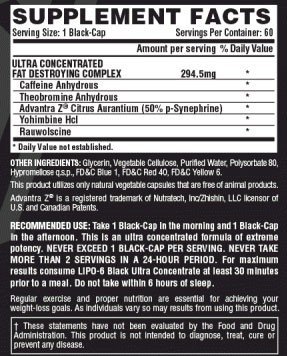Lipo 6 Black Ultra Concentrado (60 Cap) - Nutrex - comprar online