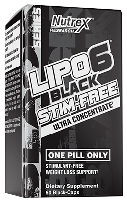 Lipo 6x Black StimFree (60 caps) - Nutrex