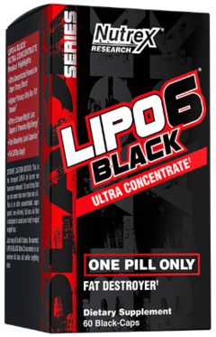 Lipo 6x Black U.C. Formula Internacional (60 Cap) - Nutrex