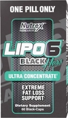 Lipo 6x Black HERS U.C. Formula para Argentina (60 Caps) - Nutrex