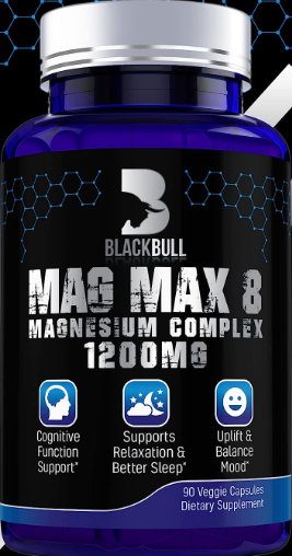 Mag Max 8 Magnesium Complex 1200mg x 45 serv - BlackBull