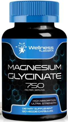 Magnesium Glycinate 750mg x 120caps - Wellness LabsRx