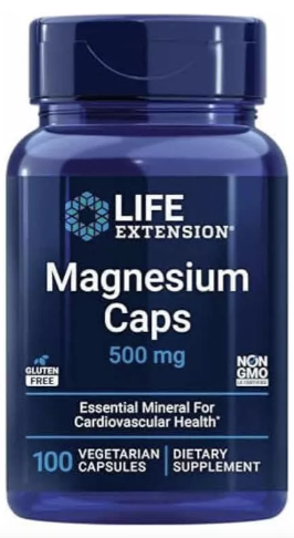 Magnesium (oxido, citrato y succinato) 500mg x 100 caps - Life Extension