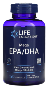 Mega EPA DHA 2000mg x 120 softgels - Life Extension
