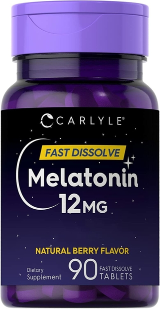 Melatonin 12mg Fast Disolve (90 tabs) - Carlyle