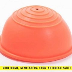 Mini Bosu Semiesfera Liso Antideslizante (18cm) - MM Fitness