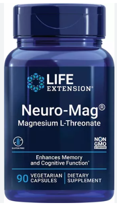 Neuro Mag Magnesium L'Threonate (90 caps) - Life Extension