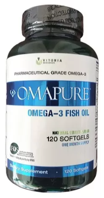 Omapure Omega 3 fish oil (120 softgel) - Vitoria Biosciences